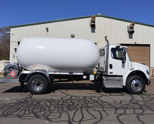 propane truck ready for branding