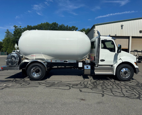 blank propane truck